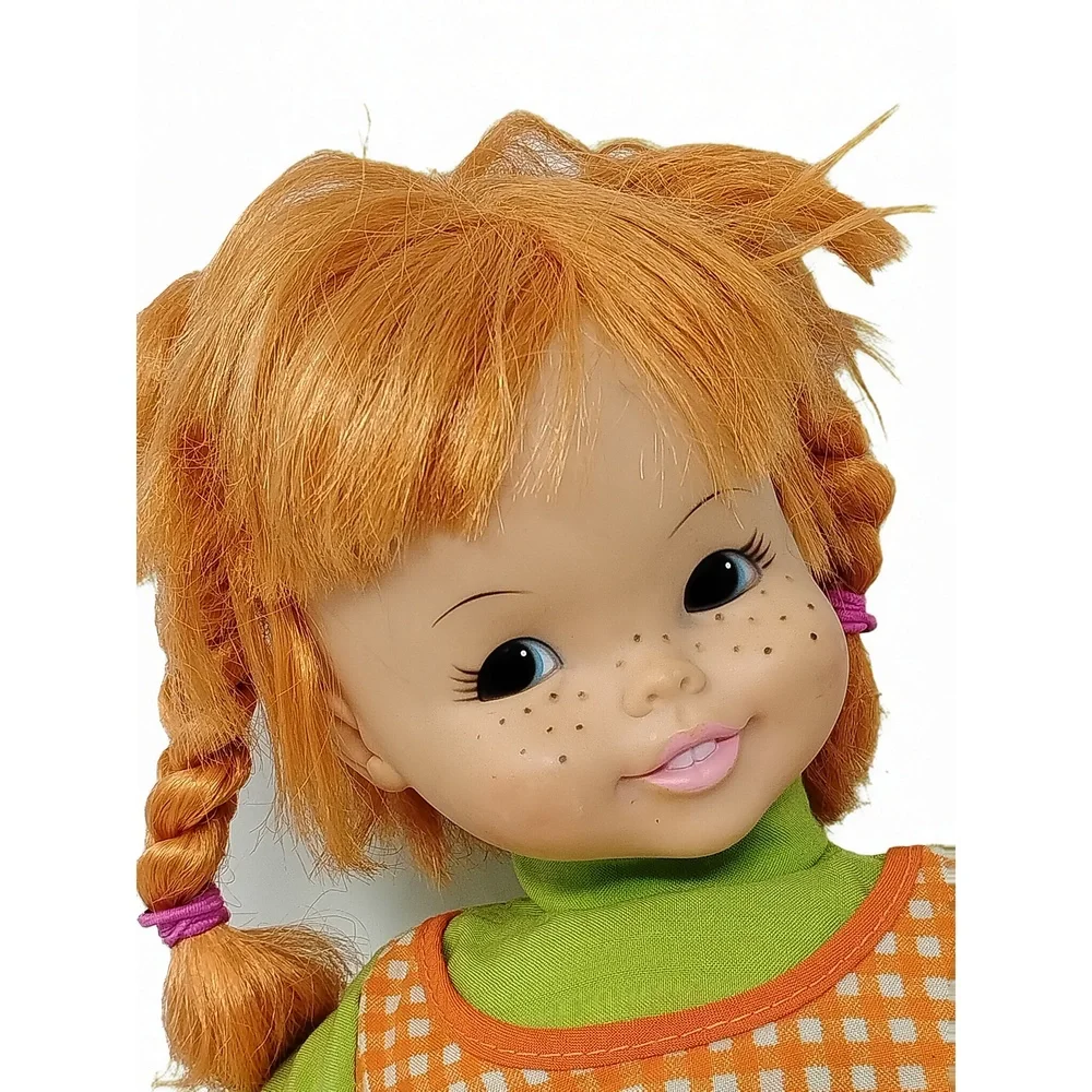 Horsman Pippi Longstocking 18 Inch Doll Vinyl Figure 1972 Classic Storybook Toy